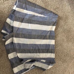 Venus wrap around skort- denim white stripe. Never worn. Super cute!